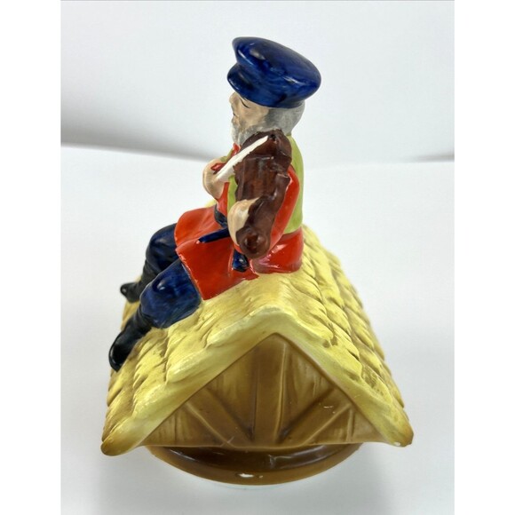 Vtg Music Figurine Fiddler On The Roof Music Fig '72 Plays Sunrise, Sunset Japan - Picture 5 of 16
